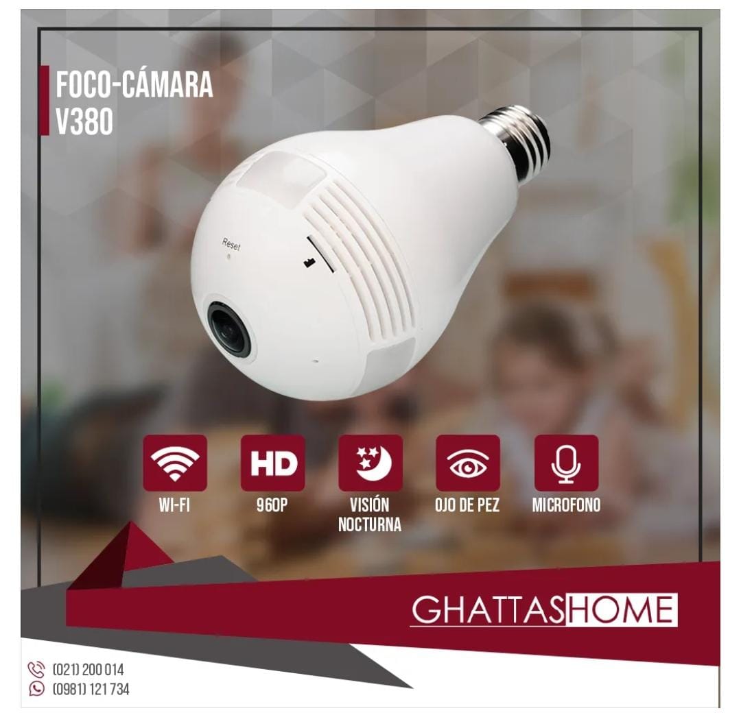 Foco camara 180&deg; V380 