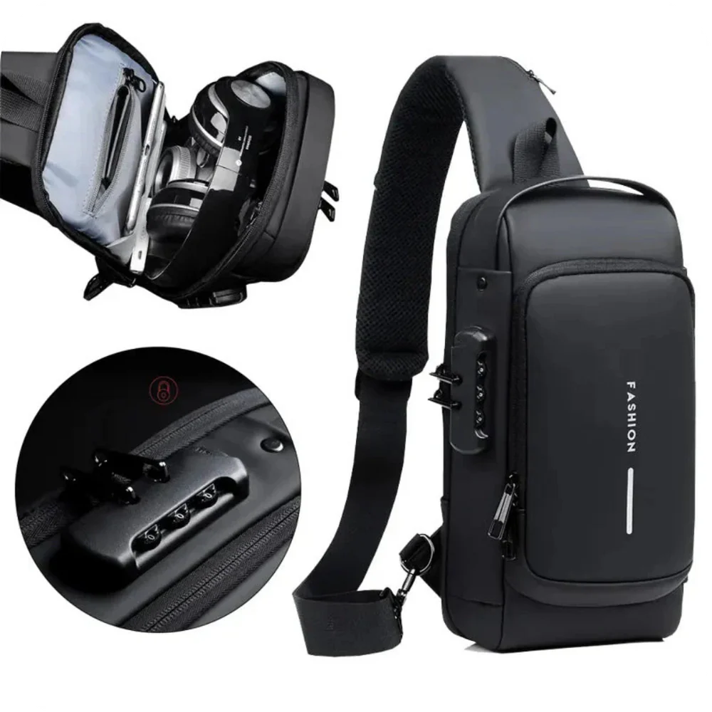 Bandolera Antirrobo con Puerto USB