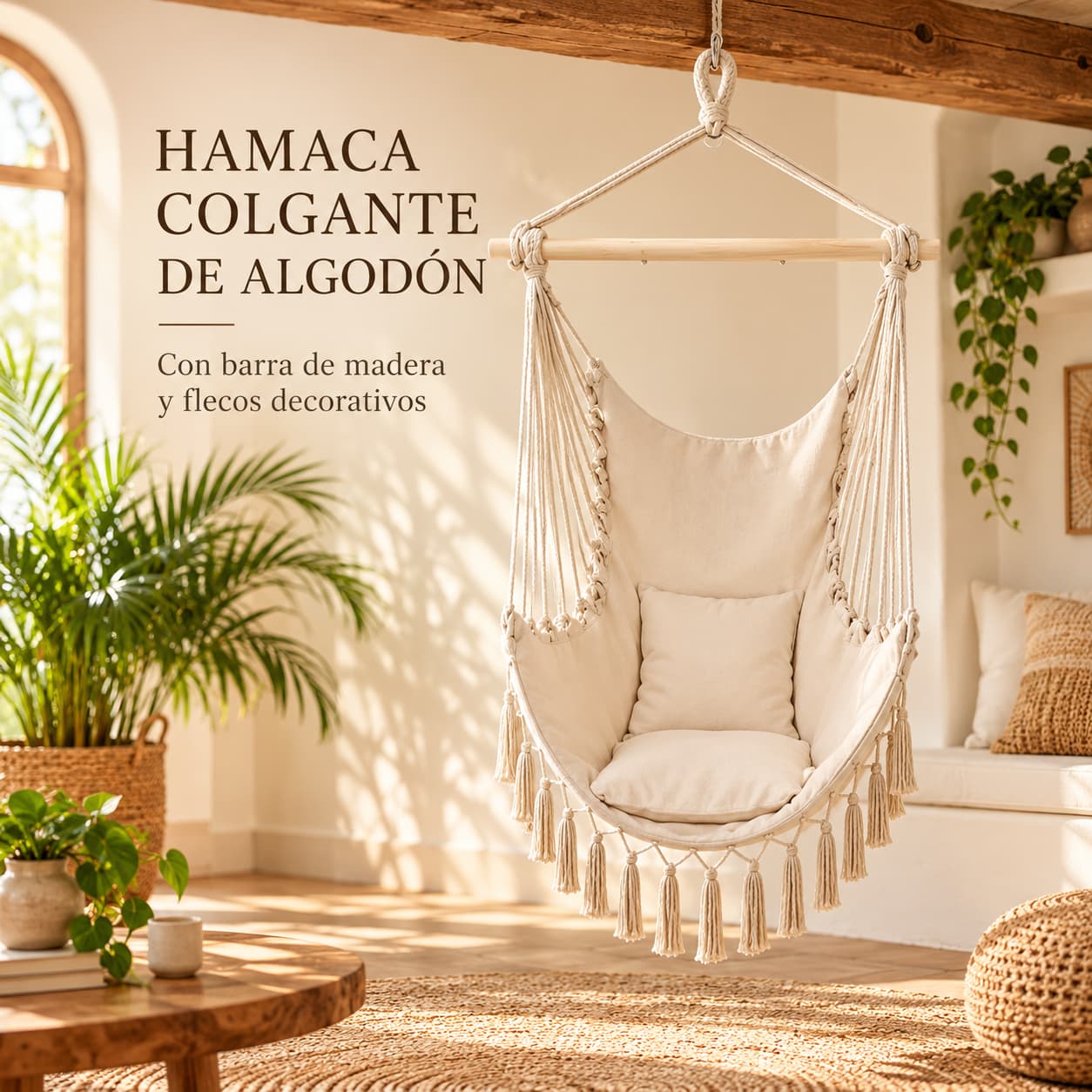 Hamaca Colgante de Algod&oacute;n