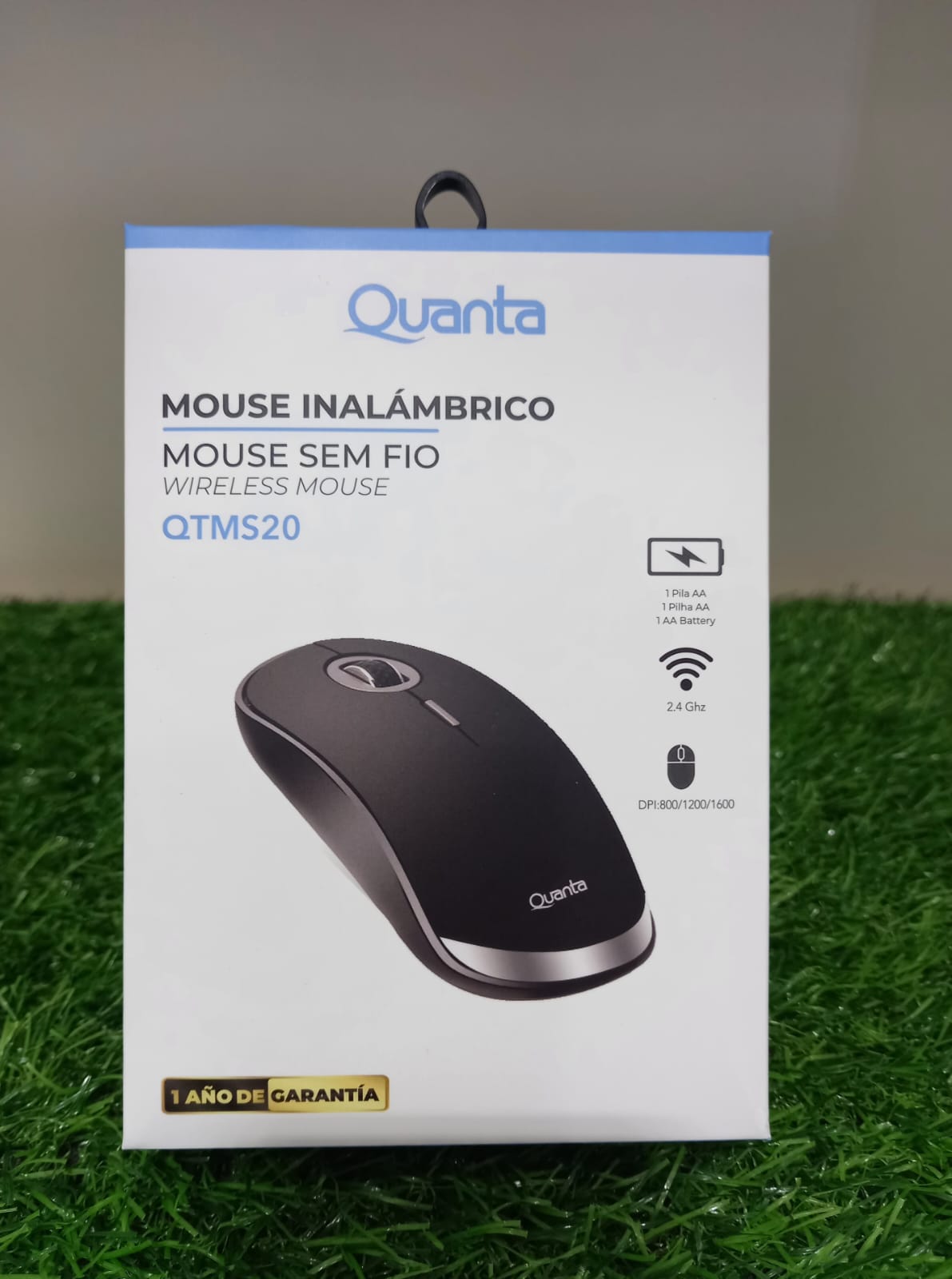Mouse Inal&aacute;mbrico Quanta  Cod. QTMS20