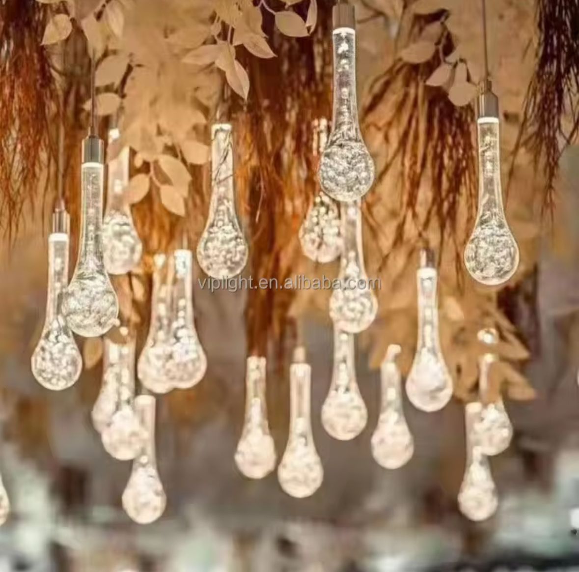 LUZ DE NAVIDAD TIPO GOTAS SOLAR